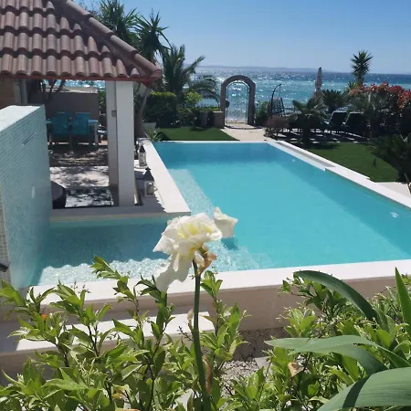 Maris- Beachfront With Exclusive Pool Вилла *
