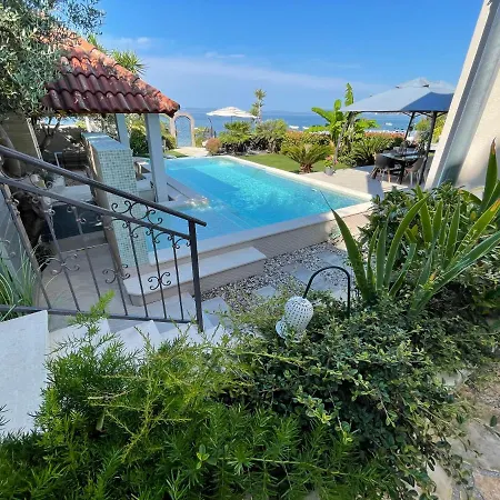 Maris- Beachfront With Exclusive Pool Вилла *